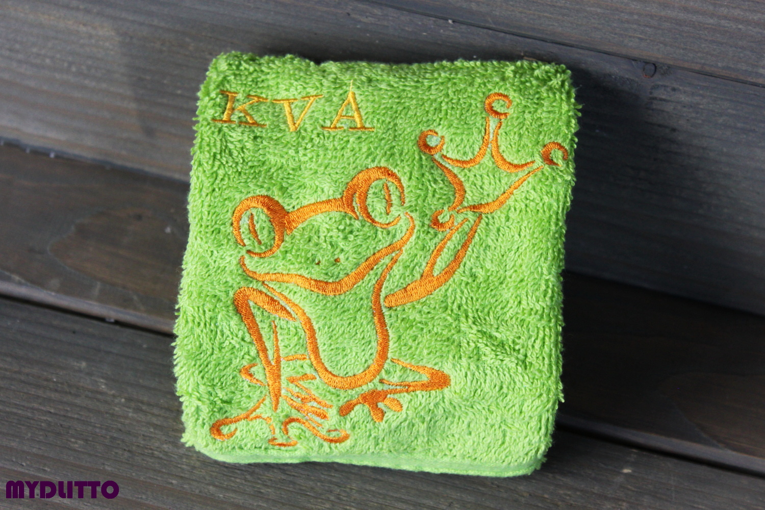 Zelený ručník KVA