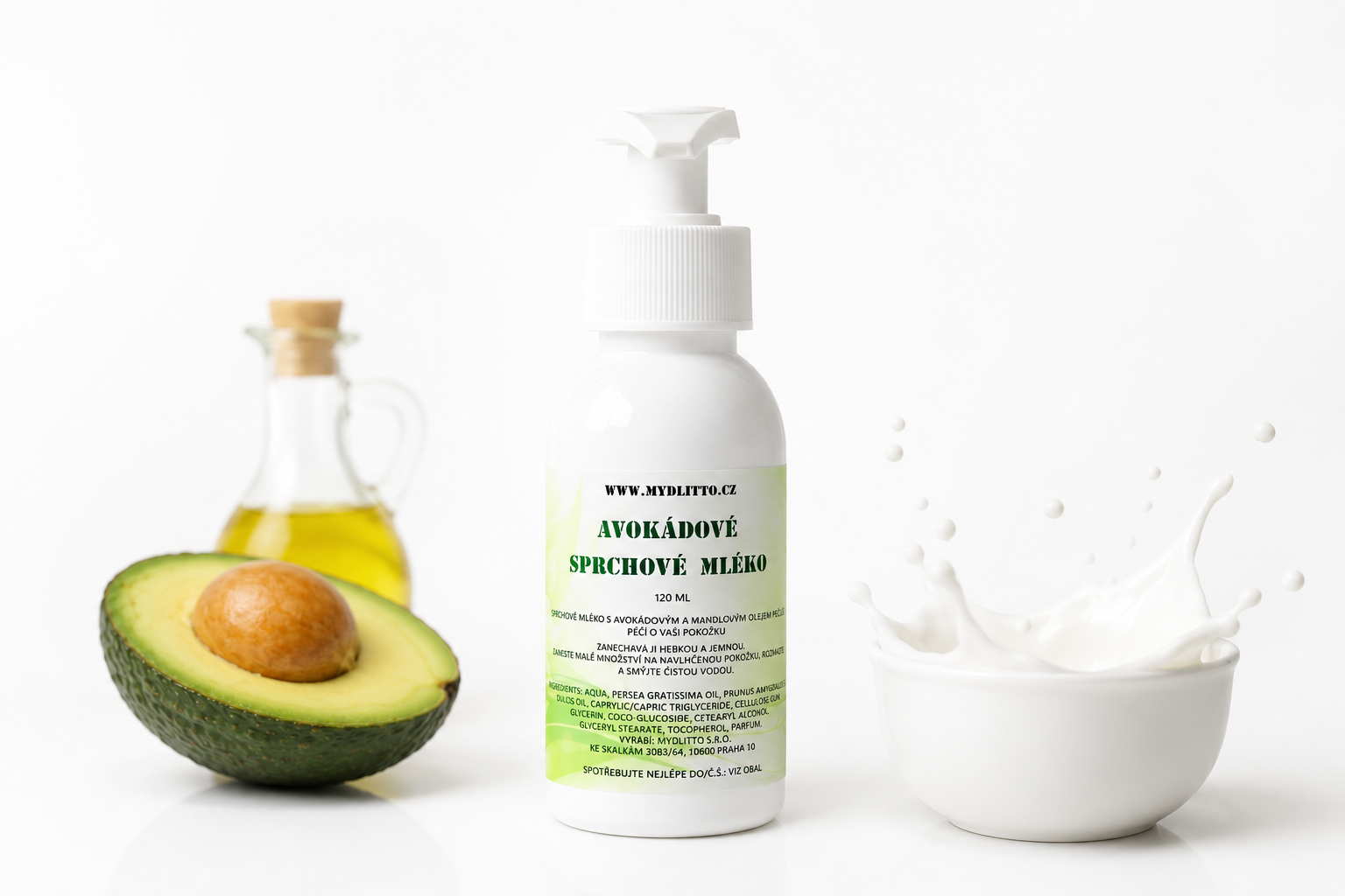Avokádové sprchové mléko - 120 ml