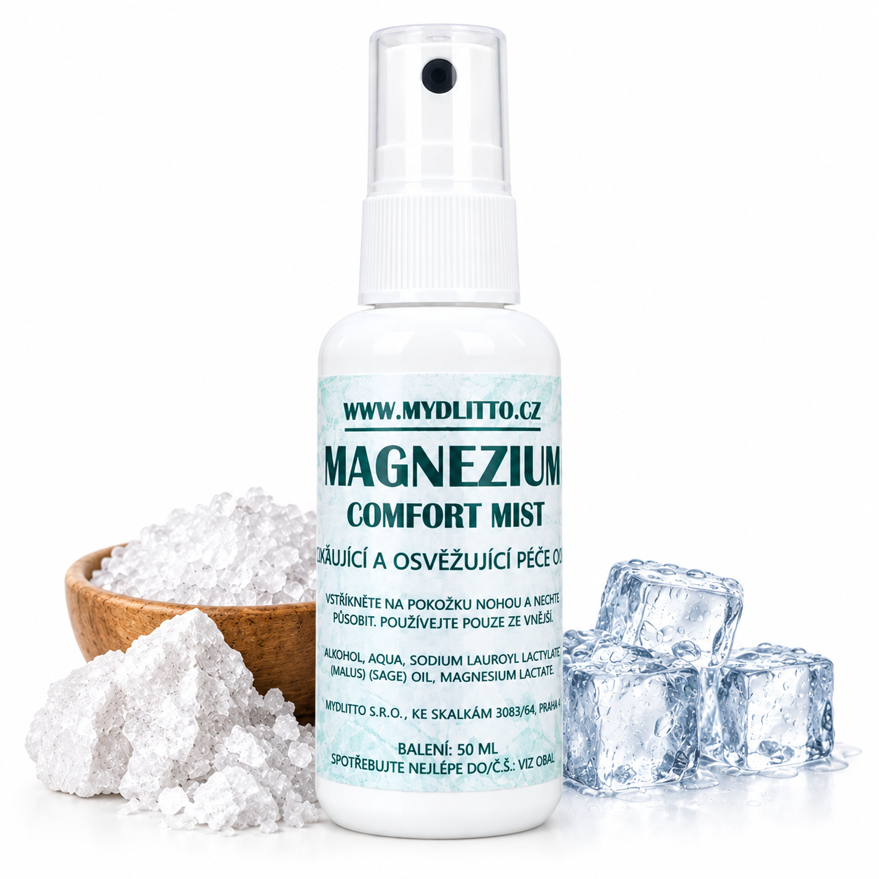 Magnezium Comfort Mist - hořčíkový sprej s mentolem