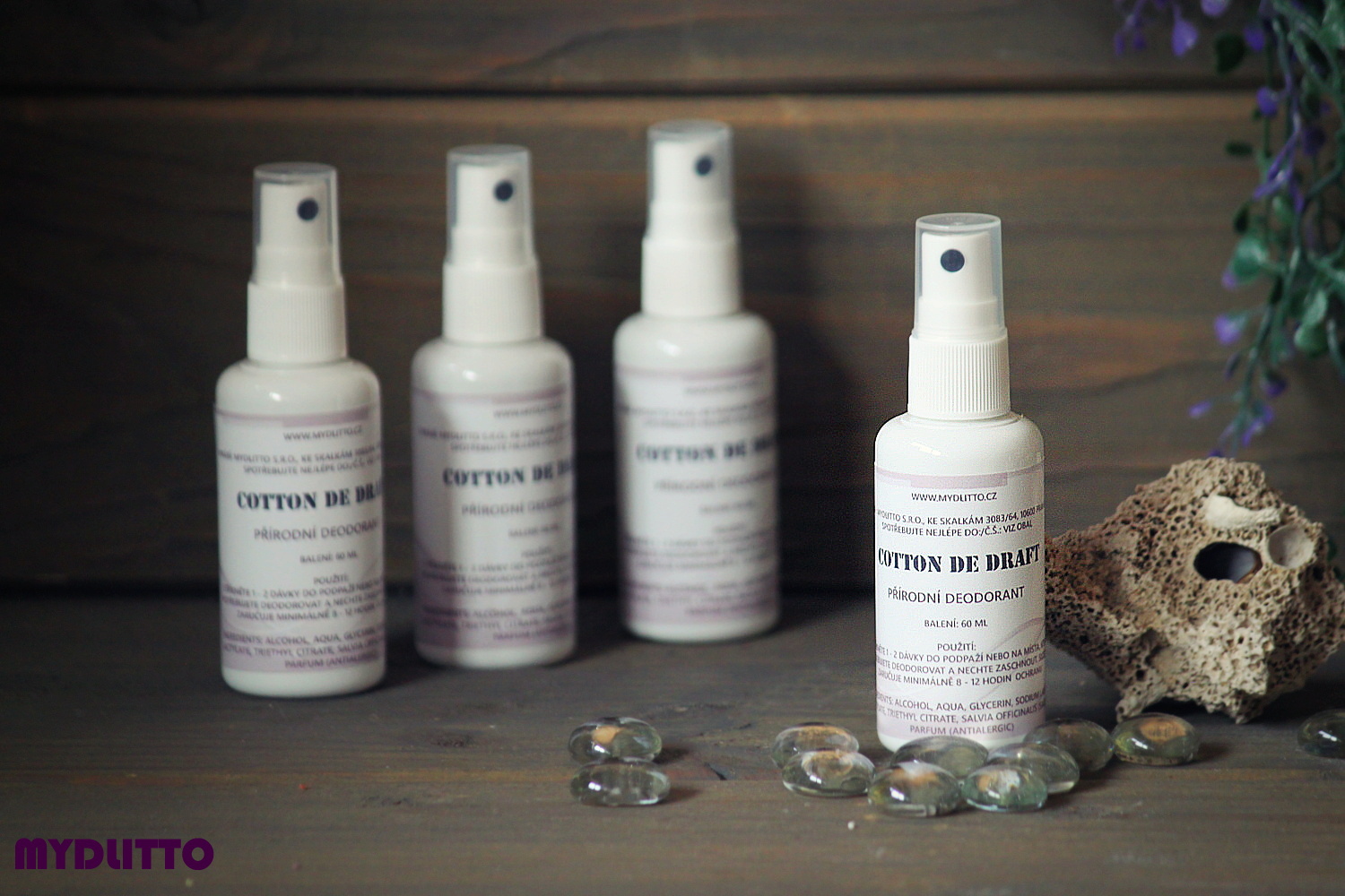 Cotton De Draft - přírodní deodorant unisex